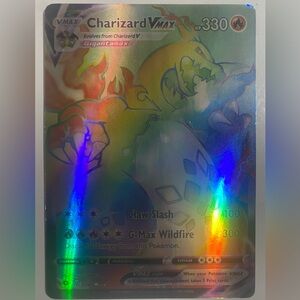 Pokémon Champions Path CHARIZARD VMAX Holo Gigantamax Card 074/073 2020 Reprint